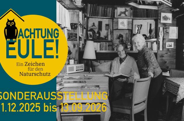 Ausstellung "Achtung Eule! Ein Zeichen für den Naturschutz"