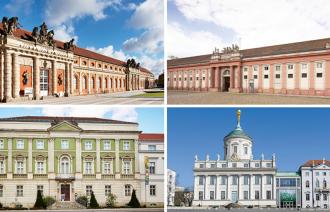 Brandenburg Museum für Zukunft, Gegenwart und Geschichte, Filmmuseum Potsdam, Naturkundemuseum und Potsdam Museum © T. Bruns, U. Böttcher, R. Janiszewsky, S. Gloede